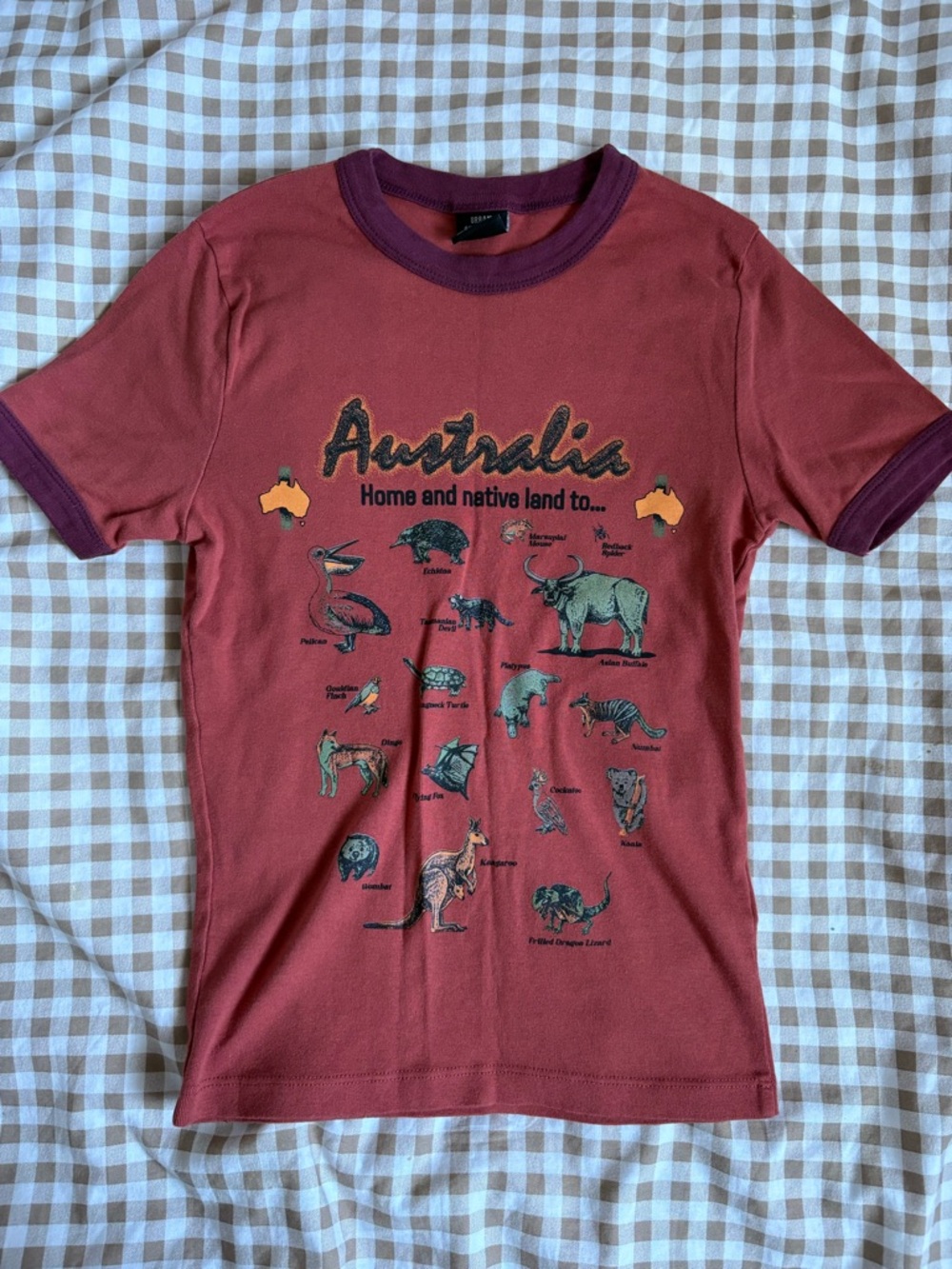 Urban Outfitters Australia Graphic Ringer Tee